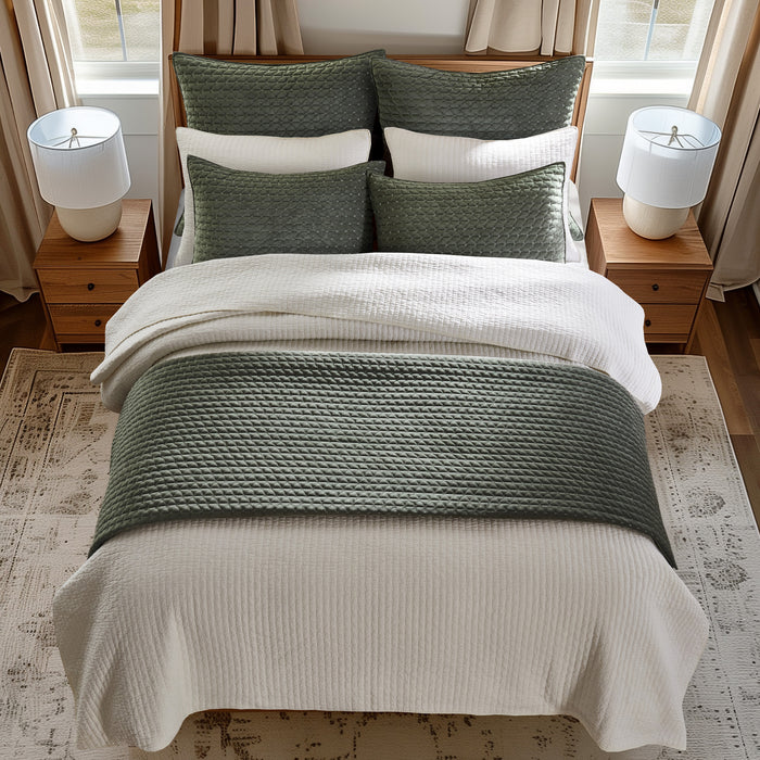 Levtex Home Velvet Stitch Quilt Set Quilts