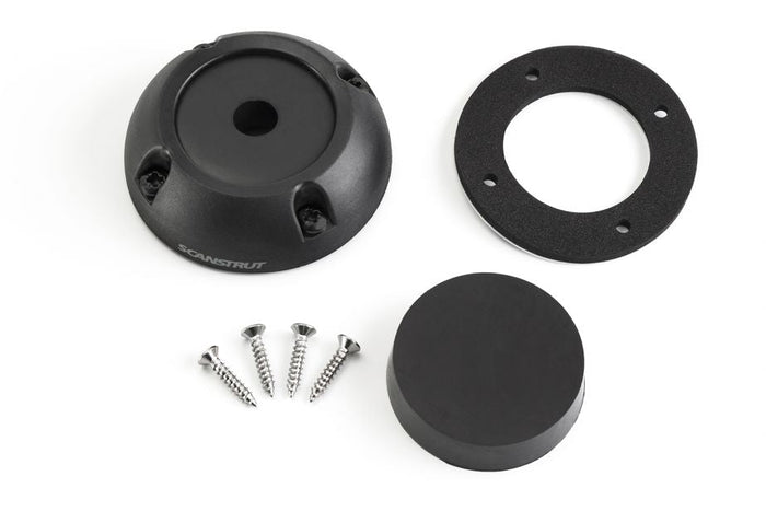 Caravan white vertical cable seal for clean waterproof installations