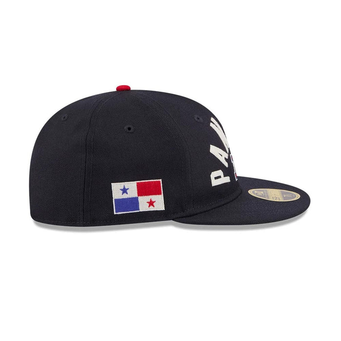 Pictured is this WBC Classical Script Panama Retro Crown 59FIFTY Fitted cap in navy. 5