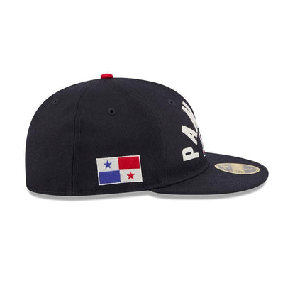 Pictured is this WBC Classical Script Panama Retro Crown 59FIFTY Fitted cap in navy. 5