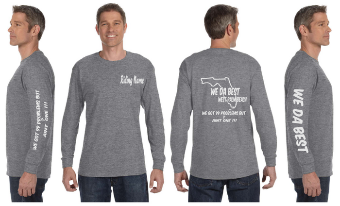 WeDaBest Men - West Palm Beach Reflective Long Sleeve - Dry Blend