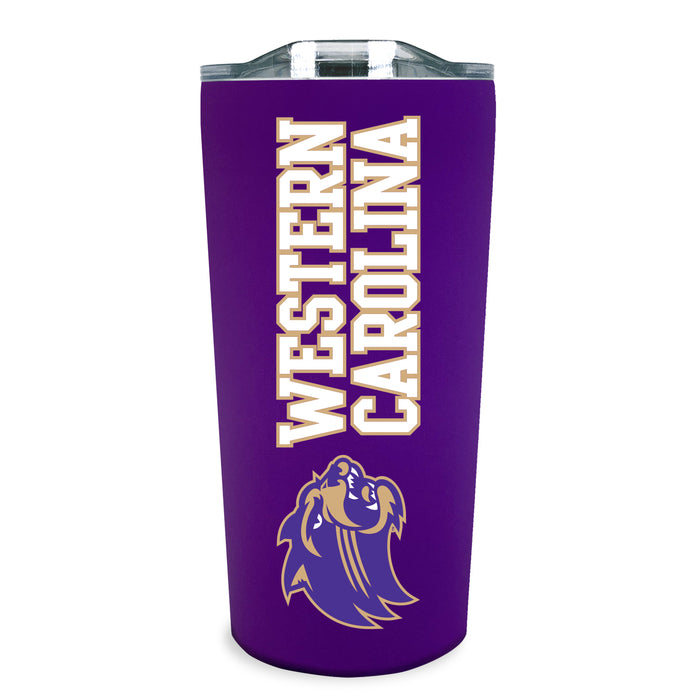 Western Carolina Catamounts 18oz Stainless Soft Touch Tumbler