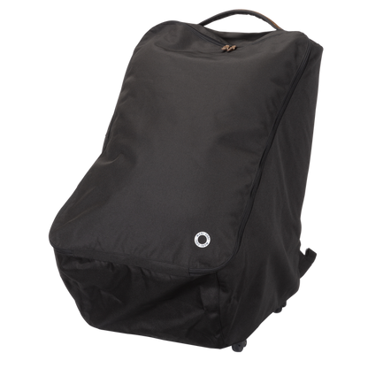 Wheeled Car Seat Travel Pack - 45 degree angle view of left side
