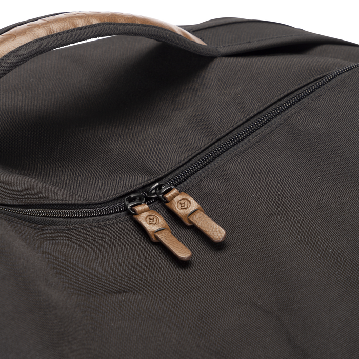 Wheeled Car Seat Travel Pack - view of handle & zipper