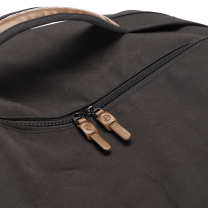 Wheeled Car Seat Travel Pack - view of handle & zipper