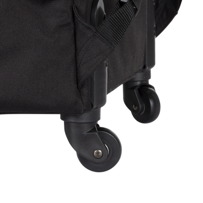 Wheeled Car Seat Travel Pack - view of four spinner wheels