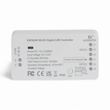 WLED controller module on bench