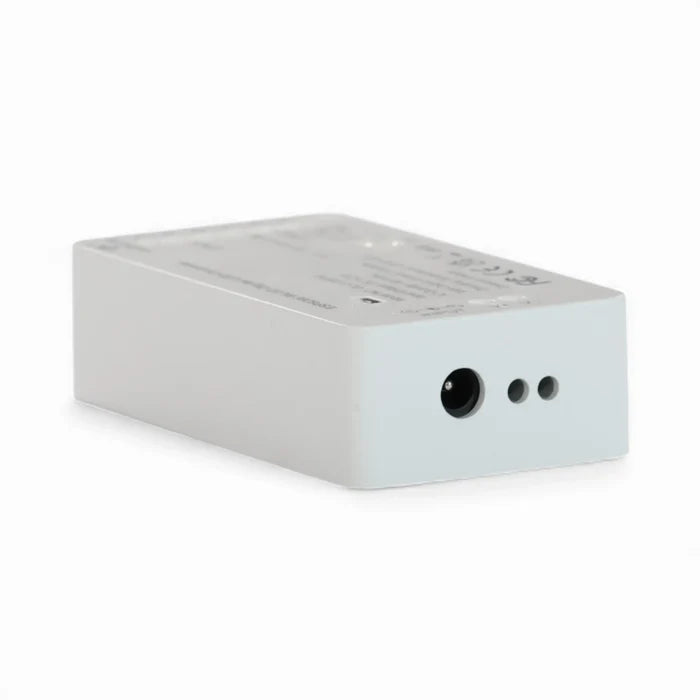 WLED WiFi controller connected to LED lighting setup